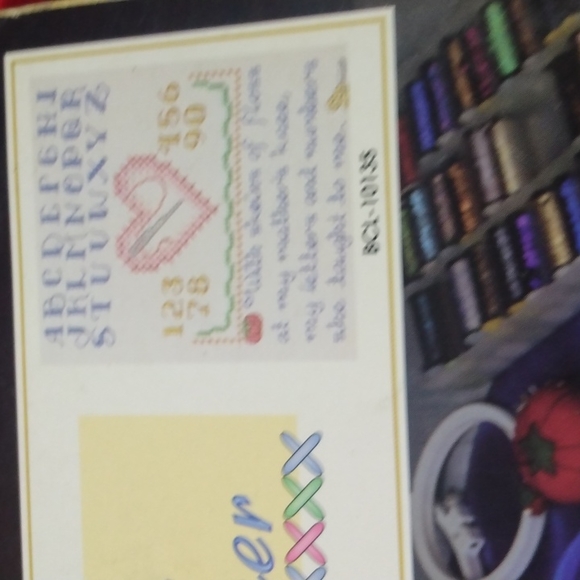 Mommy's Little Cross Stitcher cross stitch pattern only - Picture 2 of 11